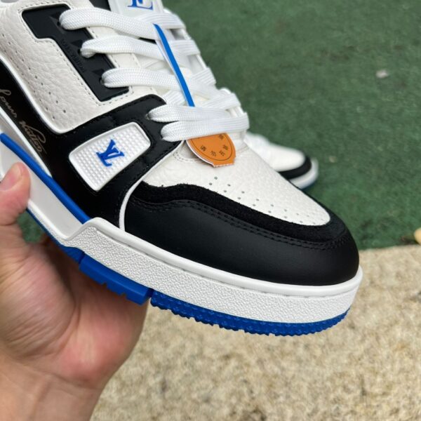 LV Trainer black and white blue LOUIS VUITTON Trainer - Image 3