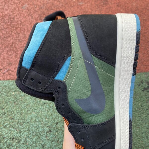 Black Green Blue TEX Air Jordan - Image 6