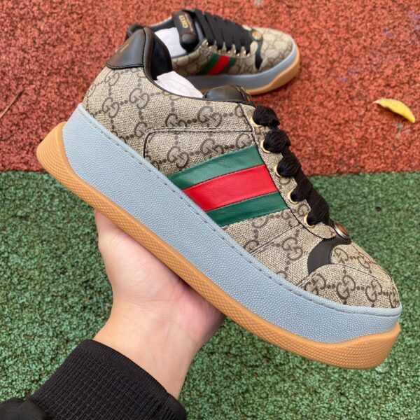 Gucci Fat Butt Hollow Brown Gray - Image 3