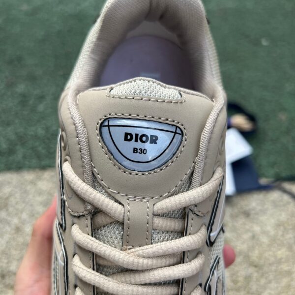 Dior B30 Beige Brown Mesh Fabric - Image 4