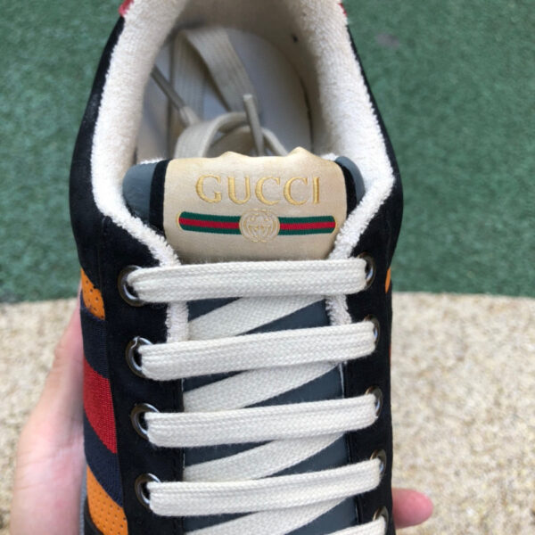 Gucci Low-Top Black Yellow And Red - Image 5