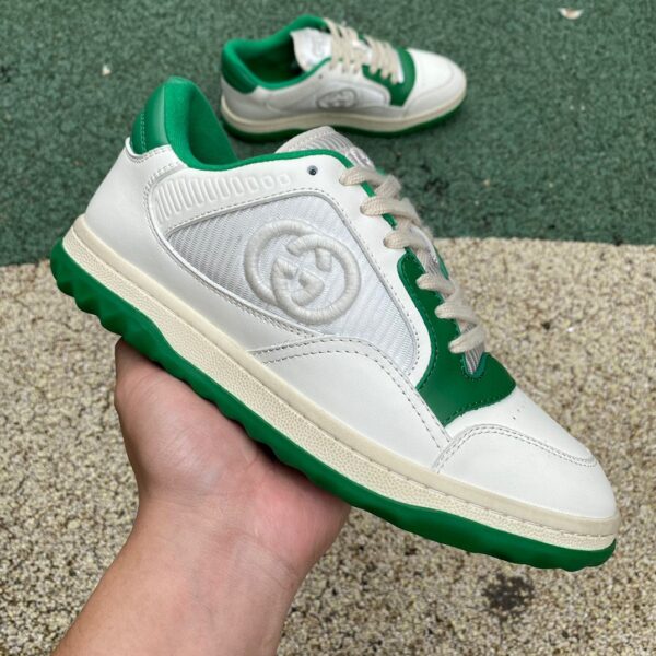 Gucci MAC80 White and Green Distressed Guangzhou - Image 4
