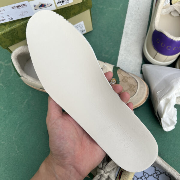 Gucci Dirty Shoes With Green Tail - Image 7