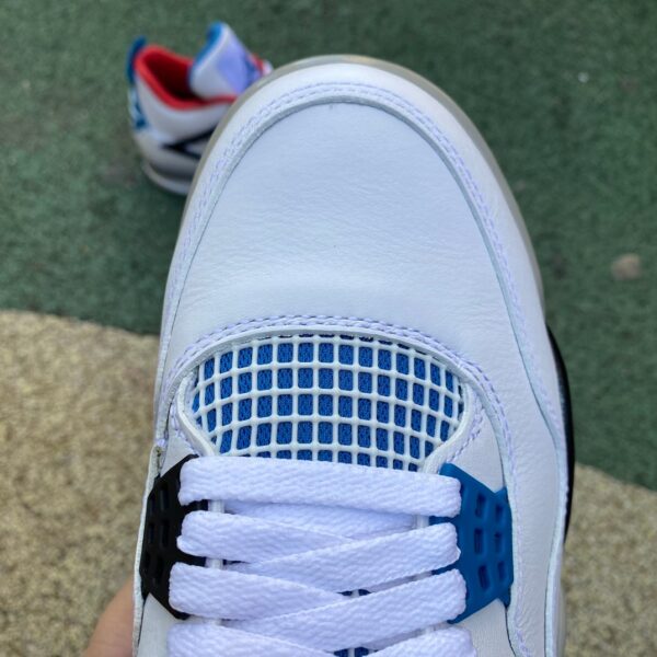 AJ4 Yuanyang⚡️produced by ljr💥 What The AJ4 red and blue Yuanyang basketball shoes CI1184-146 - Image 12