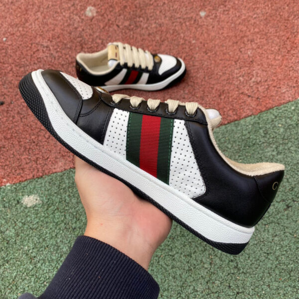 Gucci Low Top Black And White - Image 4