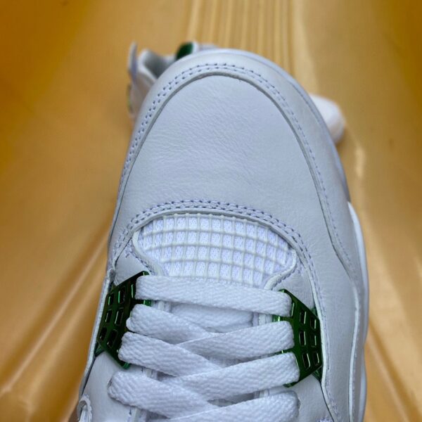 AJ4 white green metal channel original version buckle couple basketball shoes CT8527-113 - Image 13