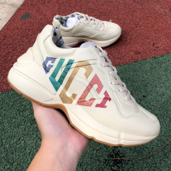 Gucci Rhyton Double G Sneakers - Image 3