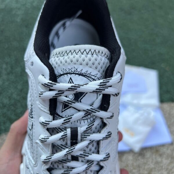 Dior White and Black Chrono round toe lace-up sports running shoes life casual shoes - Image 3