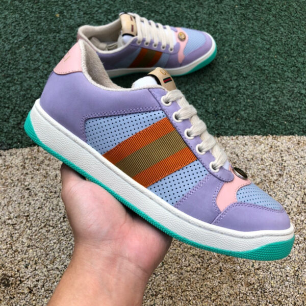 Gucci Low Top Purple Pink - Image 6