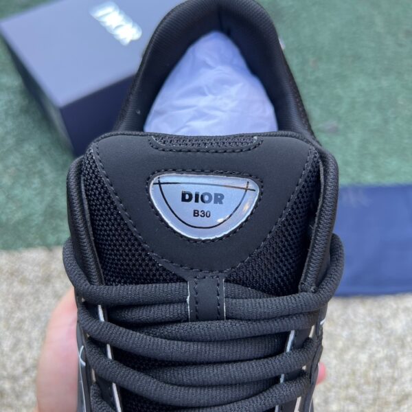 Dior B30 Black and White Mesh Fabric - Image 7