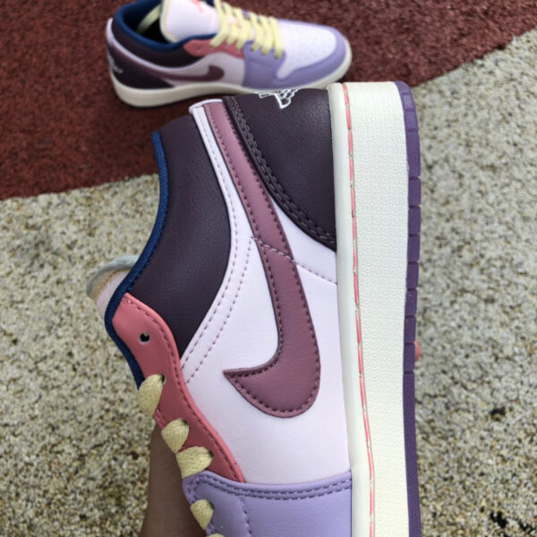 Pink And Purple Low Air Jordan - Image 5