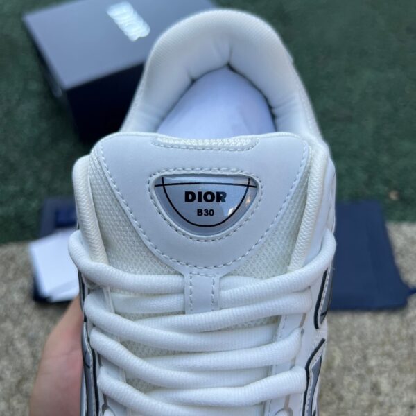 Dior B30 White Gray B30 mesh fabric - Image 2