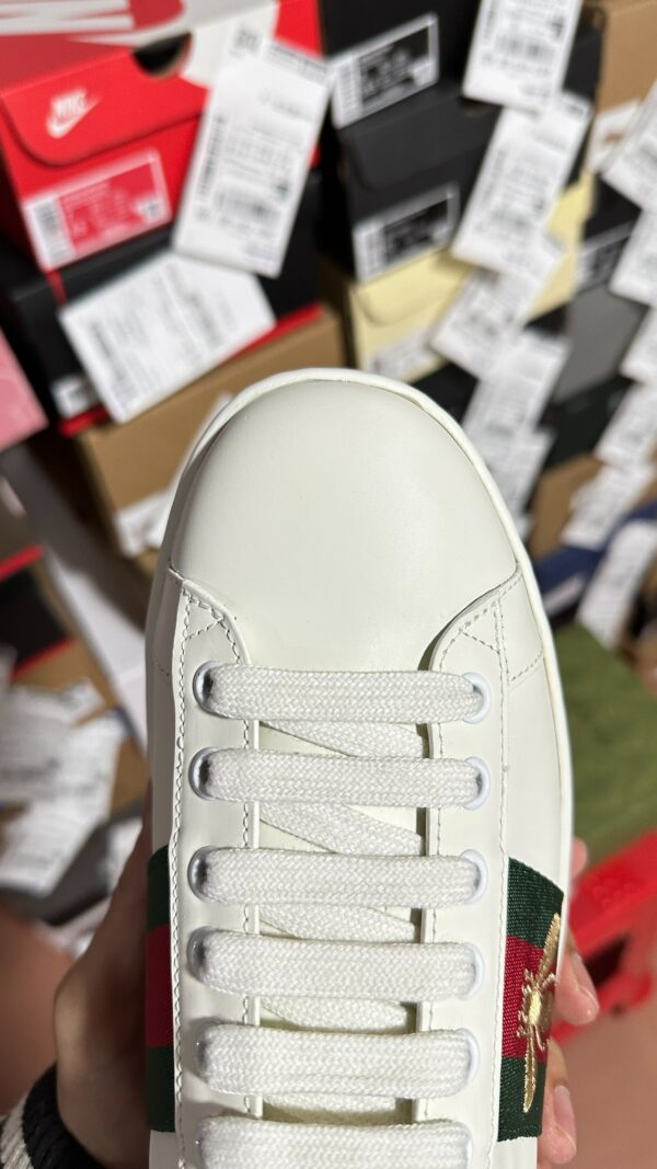 Gucci Little Bee White Shoes - Image 2