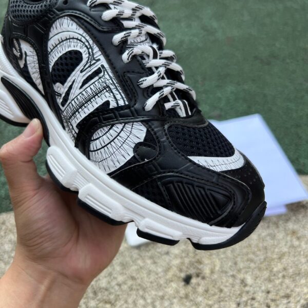 Dior Black and Gray Chrono round toe lace-up sports running - Image 4