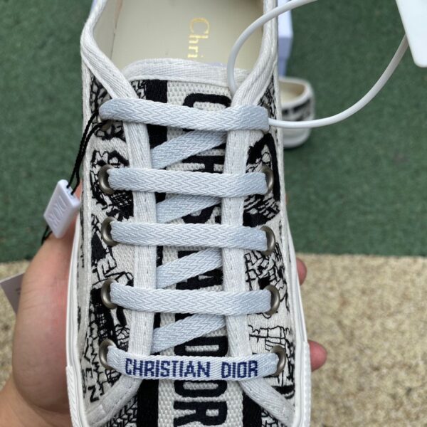Dior Black and White Graffiti Dior Walkn - Image 4