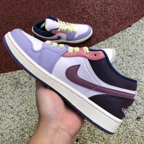 Pink And Purple Low Air Jordan - Image 4