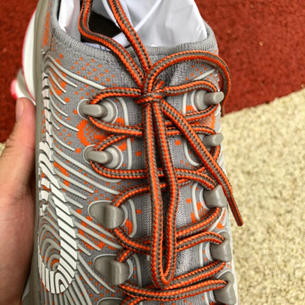 Gucci Running Shoes Gray Orange - Image 5