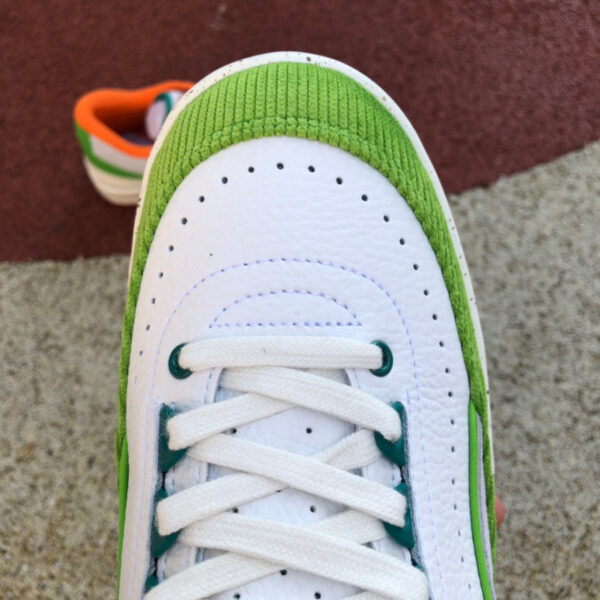 White Green Orange Titan x Air Jordan - Image 4