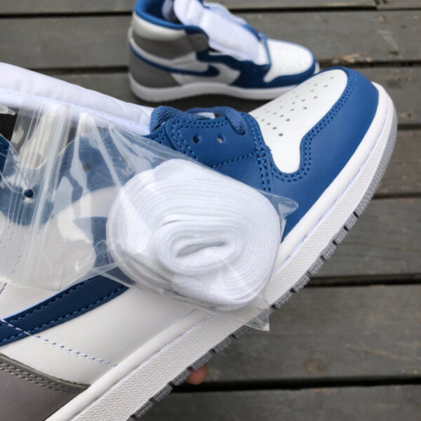 Gray Blue Air Jordan - Image 4