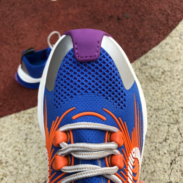 Gucci Running Shoes Blue And Red - Image 4