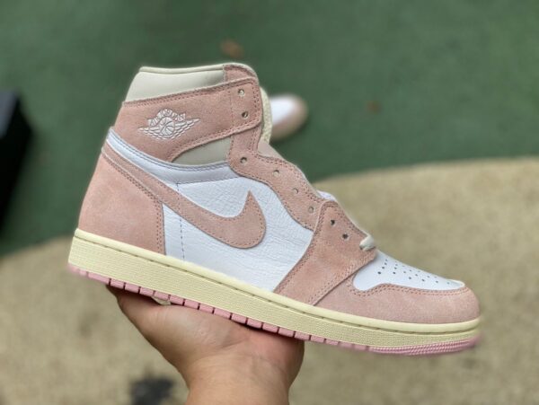 Washed White Pink Air Jordan - Image 5