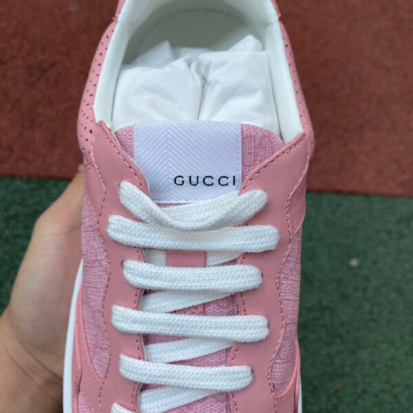 Gucci Thick-Soled Pink and White - Image 3