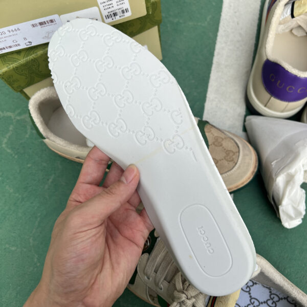 Gucci Dirty Shoes With Green Tail - Image 5