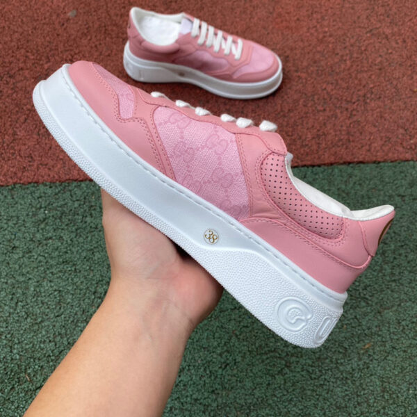 Gucci Thick-Soled Pink and White - Image 2