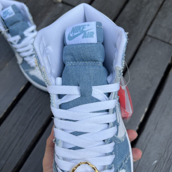 Washed Denim Air Jordan - Image 6