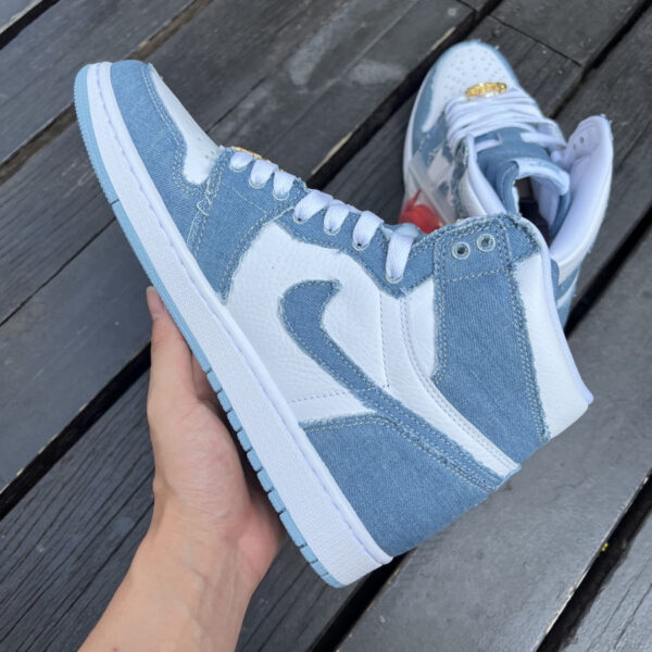 Washed Denim Air Jordan - Image 7