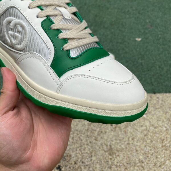 Gucci MAC80 White and Green Distressed Guangzhou - Image 2