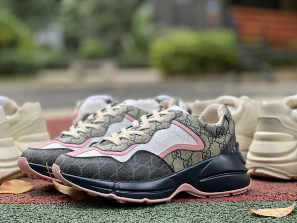 Gucci Rhyton Gray Pink Dark Blue