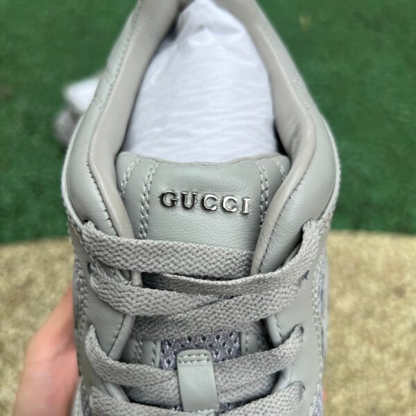 Gucci Dad Shoes 2.0 Gray Leather - Image 4