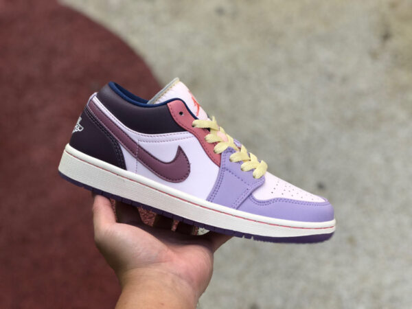 Pink And Purple Low Air Jordan - Image 3