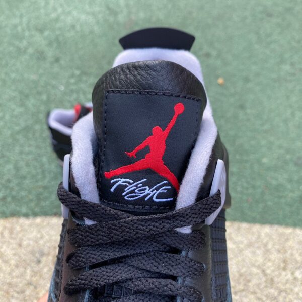 AJ4 black and red leather special edition ljr produced "Bred Reimagined" FV5029-006 - Image 12