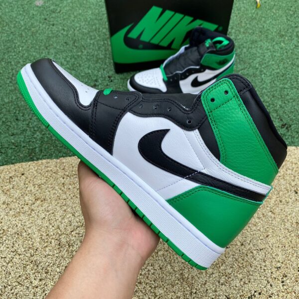 Lucky Green Black and White Air Jordan - Image 2
