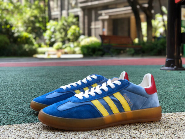 Gucci Co-Branded Adidas Blue Brown