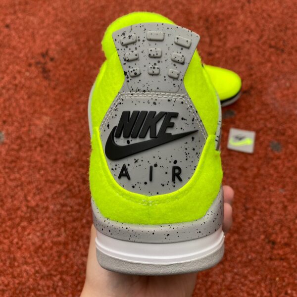 AJ4 Tennis 🎾 Fluorescent Green Air Jordan 4 Tagz Logo DV6773-700 - Image 10