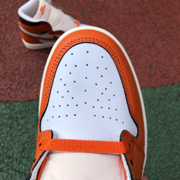 White Orange  Starfish Air Jordan - Image 11