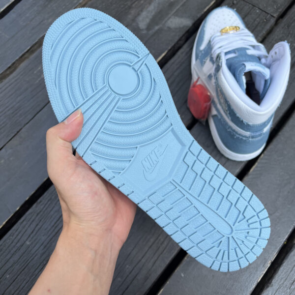 Washed Denim Air Jordan - Image 5