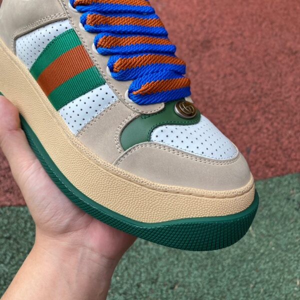 Gucci thick-soled chubby rice gray green blue - Image 6