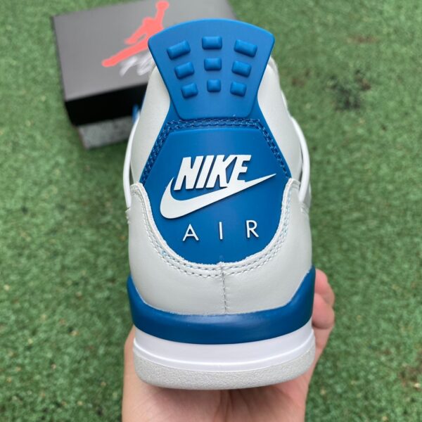 AJ4 white and blue women's model real shot cut piece 2024 version retro basketball shoes FV5029-141 - Image 2