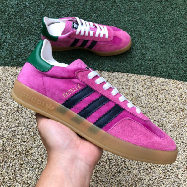 Gucci Co-Branded Adidas Pink - Image 4