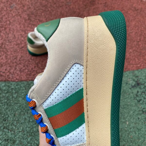 Gucci thick-soled chubby rice gray green blue - Image 4