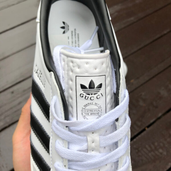 Gucci Co-Branded Adidas White And Black - Image 2