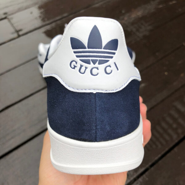 Gucci Co-Branded with Adidas White Sapphire Blue - Image 3