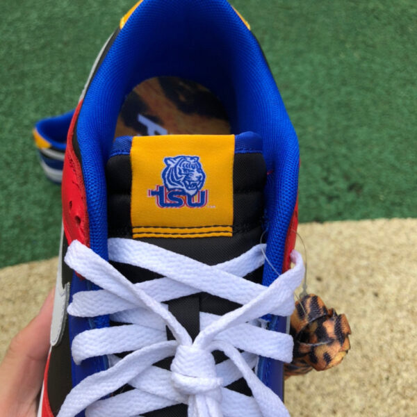 Dunk Black Red Blue Yellow Stitching - Image 3
