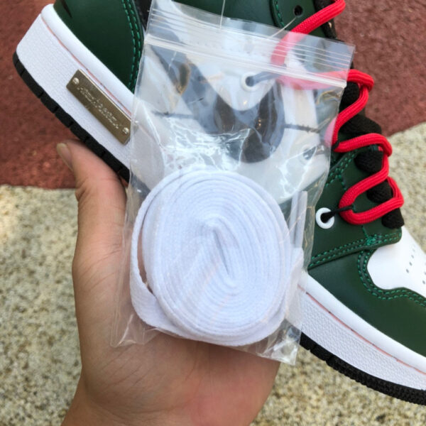 Strappy White And Green Air Jordan - Image 3