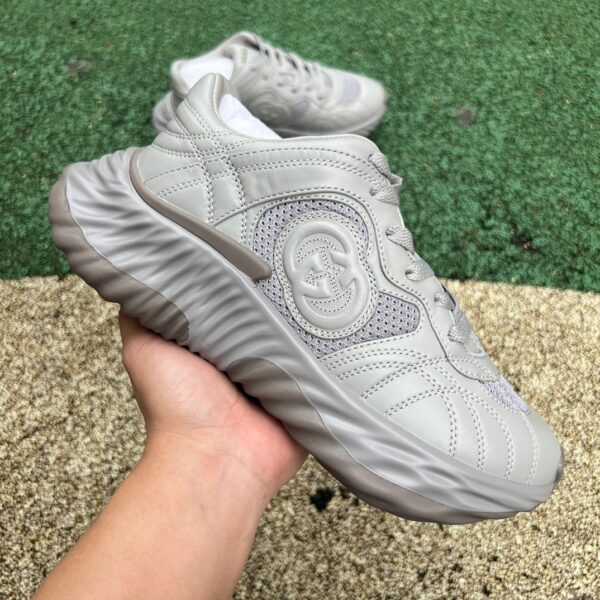 Gucci Dad Shoes 2.0 Gray Leather - Image 2