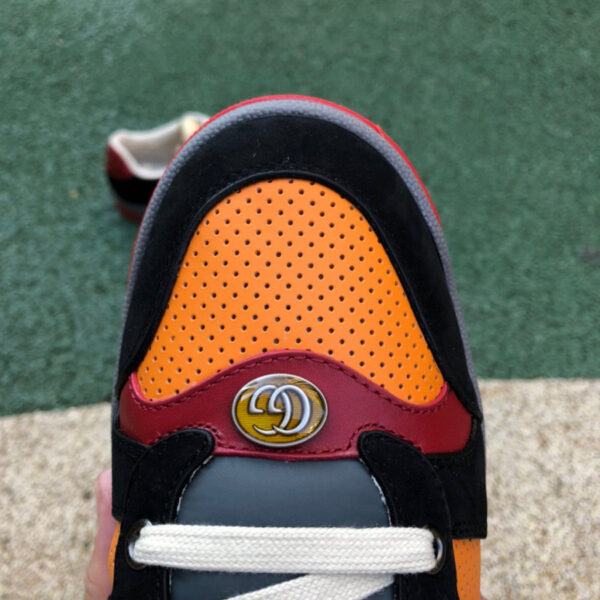 Gucci Low-Top Black Yellow And Red - Image 3